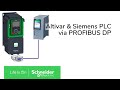 How To Set PROFIBUS Communication Between Altivar And Siemens PLC S Schneider Electric Support