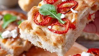 מתכון פוקאצ'ה ביתית אוורירית עם תוספות | Focaccia recipe