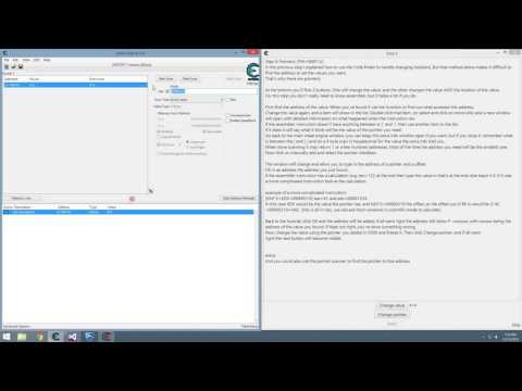 Introduction to Cheat Engine - Tutorial Step 6 - Pointer Introduction