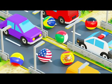 Marble Race Countries 3D - Marble Race Countryballs Tournament