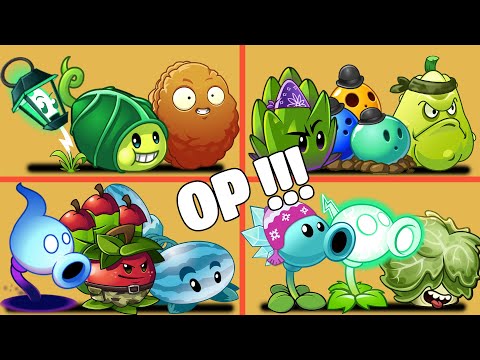PvZ 2 4 Super Team Plants Vs Team Zombies Part 40 - Team So OP !!!