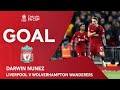 GOAL | Darwin Nunez | Liverpool v Wolverhampton Wanderers | Third Round | Emirates FA Cup 2022-23