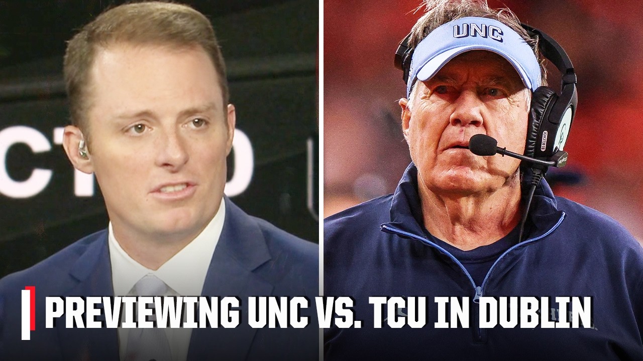 Greg McElroy expects TCU to be a 'tough test' for UNC in Ireland 👀 | College Football Countdown
