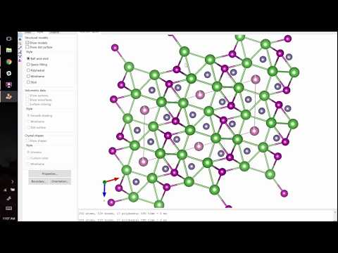 Tutorial of VESTA software for creating crystal structures