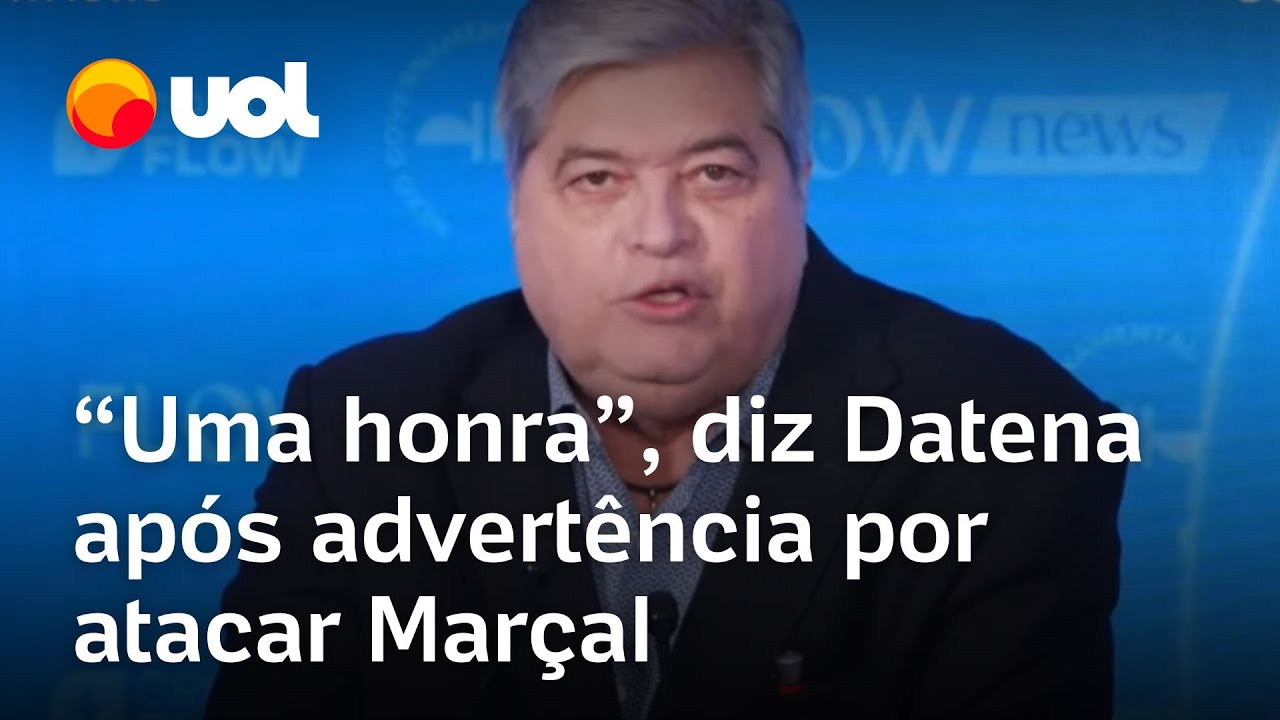 Datena chama Marçal de 'bandido condenado', leva advertência em debate no Flow e diz: 'Uma honra'