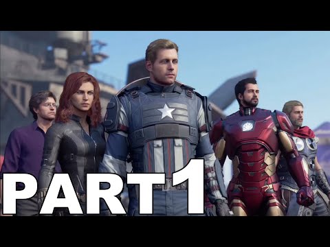 MARVEL' S AVENGERS Walkthrough Gameplay Part 1 - A-DAY (BETA)