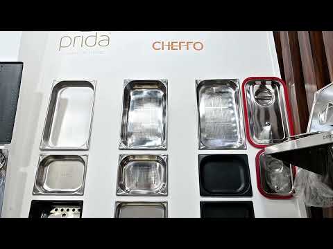 Silver cheffo star gastronorm pan, for restaurant