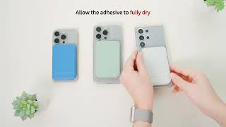 MOFT Tripod Wallet MOVAS MagSafe Kaarthouder met Uitklapbare Standaard Blauw video