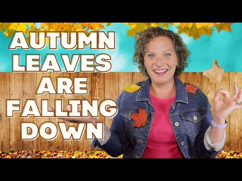 Preschool Fall Song | Autumn Leaves Are Falling Down | Fall Colors Song for Kids
