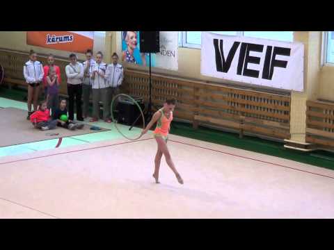 Arina Leina,LR kausa izcīņa mākslas vingrošanā 2015