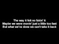 Trey Songz - Can't Be Friends Lyrics