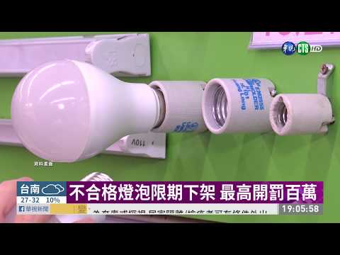 長壽攏係假?! 市售LED燈泡3成不合格