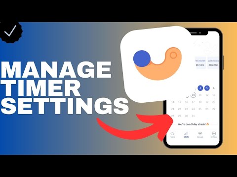 How to manage the timer settings in the Flipd app?