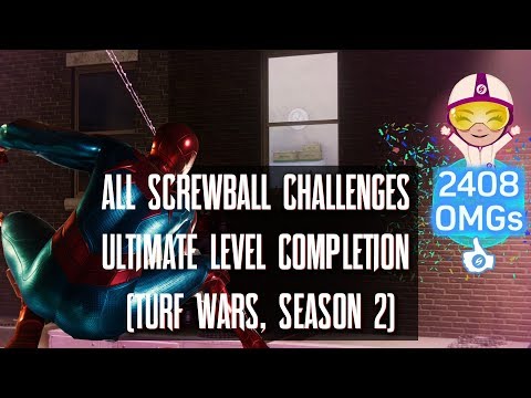 Spider-Man: Turf Wars - All Screwball Challenges ULTIMATE Level ("Turning The Screw" Trophy)