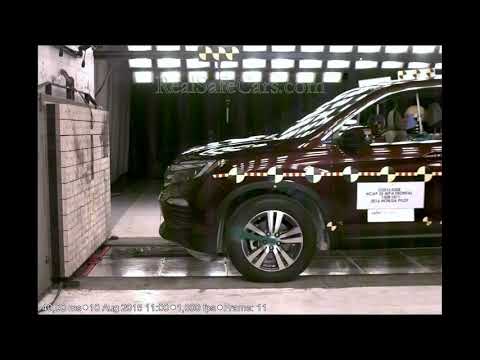 Honda Pilot (2016-2019) Crash Tests (Side-Pole, Front, Side)