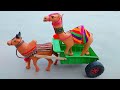DIY Mini Bullock Cow Cart Making From Wooden Sticks And Trolley Handmade Miniature Cart Project