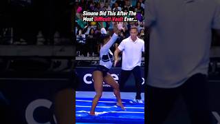 Simone is such a DIVA😂💅🏻 #gymnastics #vault #simonebiles #gymnast #sports