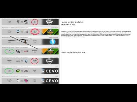 CSGO Lounge Betting Predictions - Penta vs SK, E-Frag vs Orgless 02/22/16