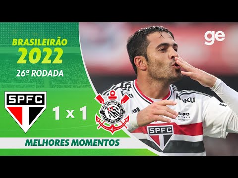 Gols e lances de São Paulo x Corinthians