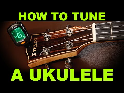 How to tune a ukulele. Tuning a soprano, concert or tenor ukulele with or without a tuner