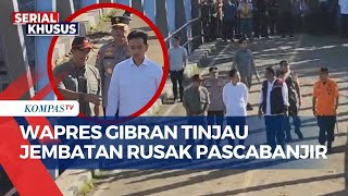 Download lagu Momen Usai Kena Banjir Sukabumi Wakil Presiden Gibran Rakabuming Raka Tinjau Jembatan Cidadap mp3