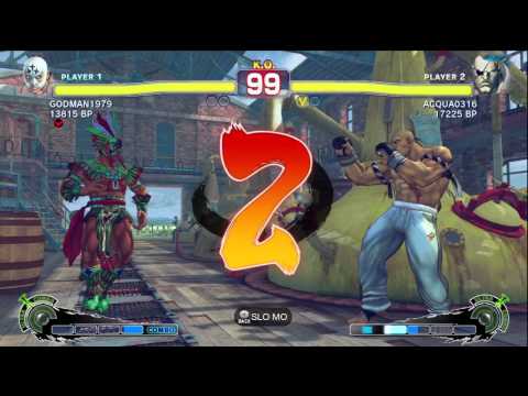 Aqua [Sagat] vs GODMAN1979 [Fuerte] SSF4 Japanese Online Ranked Matches - TRUE-HD