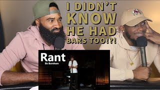 Bo Burnham - "RANT" Reaction...(HE'S GOT BARS AND A FLOW?!?!)