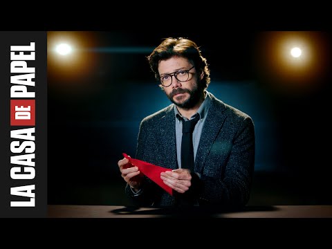 Money Heist | The Professor's origami tutorial | Netflix