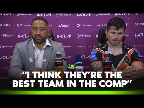 "That was a silly question!" Benji FIRES UP | Wests Tigers Press Conference | Fox League