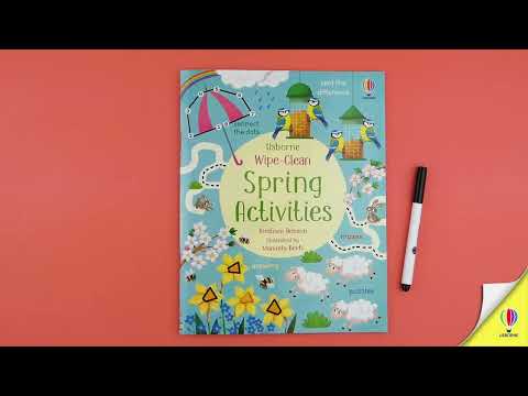 Книга Wipe-Clean Spring Activities video 1