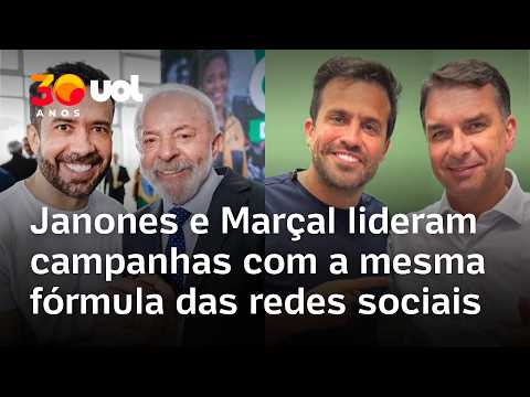 Janones e Marçal lideram campanhas por Lula e Flávio com a mesma fórmula: As ‘ondas de engajamento’