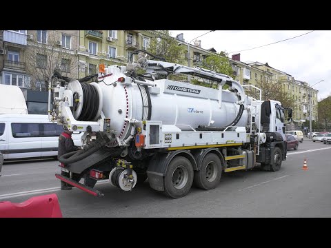 Нова спецтехніка КП «Харківводоканал» врази швидше усуває засмічення в каналізаційній системі