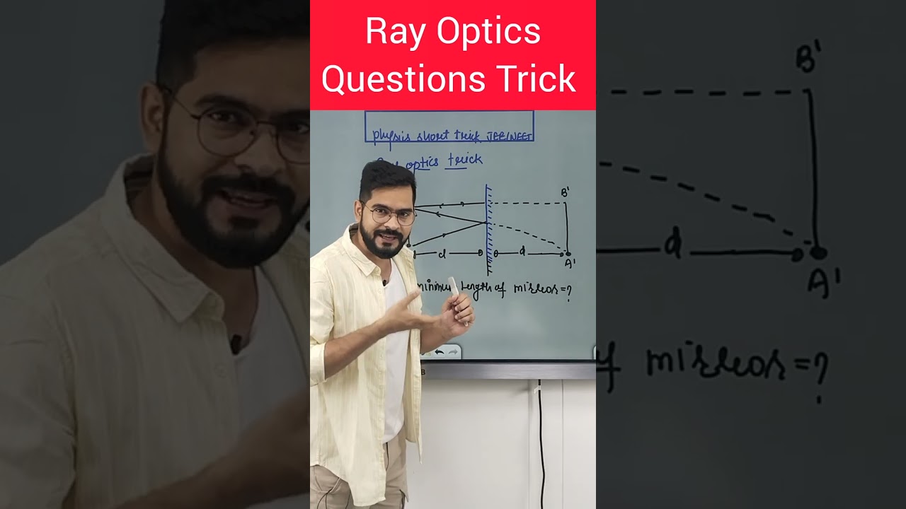 Super Trick To solve RAY OPTICS questions in 10 seconds #shorts #ssp_sir #physicstricks