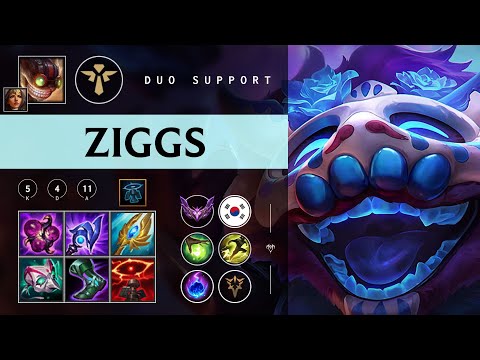 Ziggs Support vs Yuumi - KR Master Patch 26.01