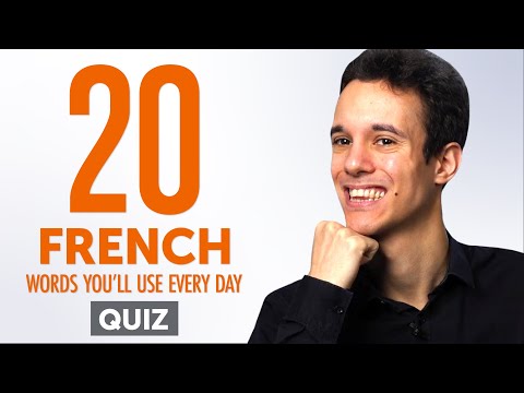 Quiz | 20 French Words You'll Use Every Day - Basic Vocabulary #42