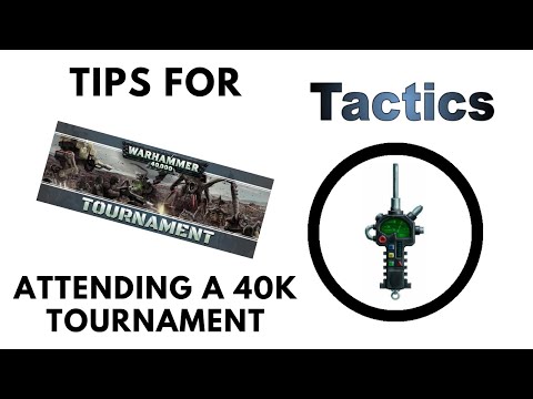 Tips for Attending a Warhammer 40k Tournament - Organisation and Practical Advice