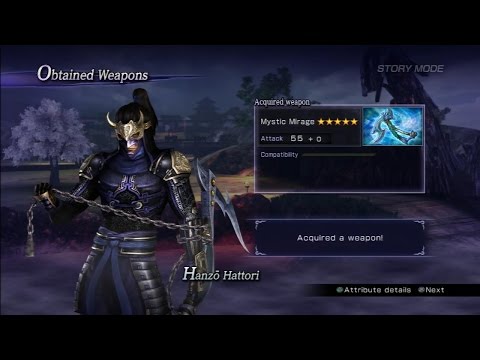 Warriors Orochi 3 Ultimate - Hanzo Hattori Mystic Weapon Guide