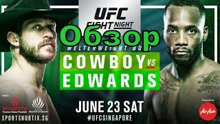 Обзор UFC Fight Night 132 Cowboy vs Edwards