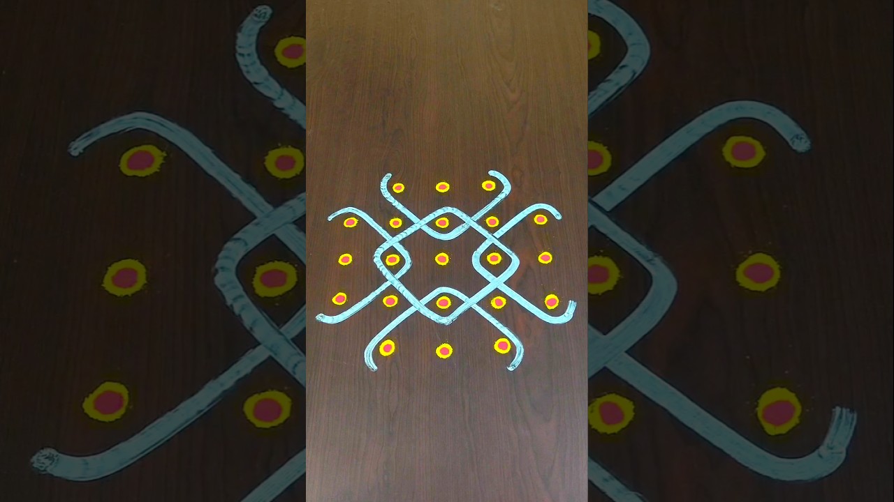 Easy Kolam For Beginners @RoopaRangoli