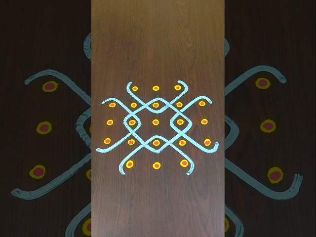 Easy Kolam For Beginners @RoopaRangoli