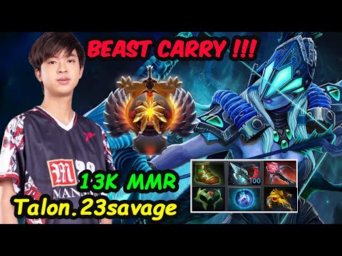 Talon 23savage Drow Ranger 13K MMR Carry - IMBA SHOT Dota 2 pro Gameplay