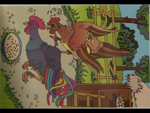 Cocoșelul și bobul de mei/poveste/pasari/ograda/graba