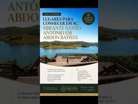Mirante Santo Antônio em Abdon Batista SC | Conheça esse lugar #Shorts