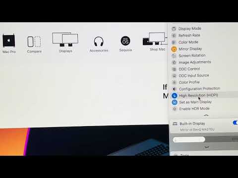 BetterDisplay Resolution Scaling Fix For Mac   HiDPI mode