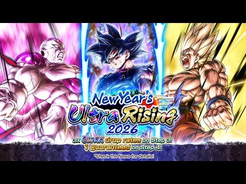 FREE 1000 CHRONO CRYSTALS & NEW YEAR'S ULTRA RISING 2026 BANNER RELEASE DATE!! [Dragon Ball Legends]