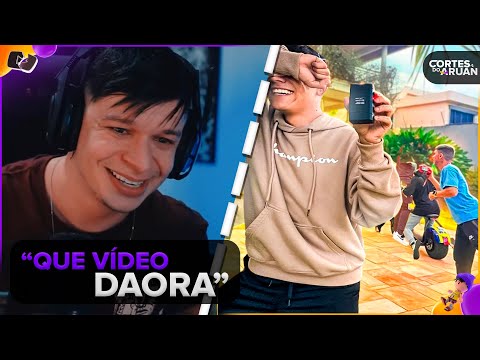 ARUAN REACTS: HIDE AND SEEK IN THE NEW HOUSE WITH MY STUN GUN (GUI NOBRE) - Aruan's Cuts