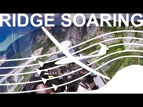 Ridge soaring on a narrow pass, soaring on slope of the mountain and climbing a wall :)