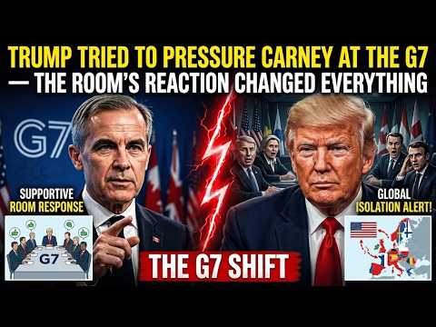 Trump Tried to Pressure Carney at the G7 — The Room’s Reaction Changed Everything