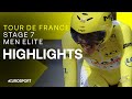 RACE AGAINST THE CLOCK ️ Tour De France Stage 7 Race Highlights Eurosport Cycling