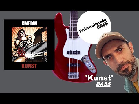 KMFDM 'Kunst' BASS Cover #kmfdm #industrialmetal #basscover #metalbass #jazzbass